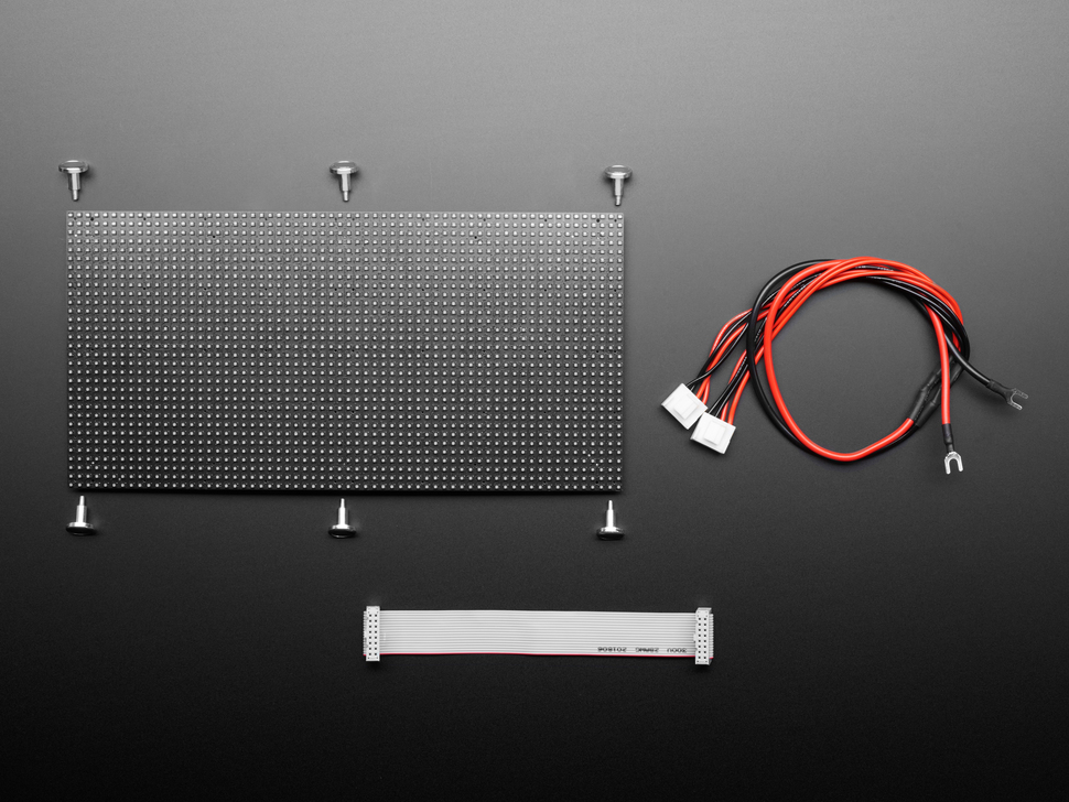 64x32 Flexible RGB LED Matrix - 4mm Pitch (แท้จาก Adafruit, USA)
