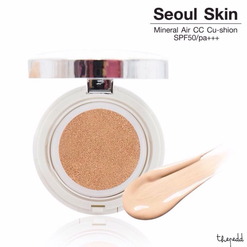 Soul Skin Mineral Air CC Cushion SPF50/PA+++ แป้งพัฟ สูตรน้ำ