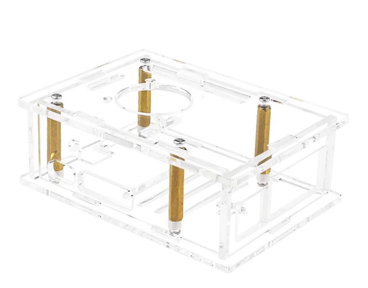Raspberry Pi 5 Acrylic Case สีใส