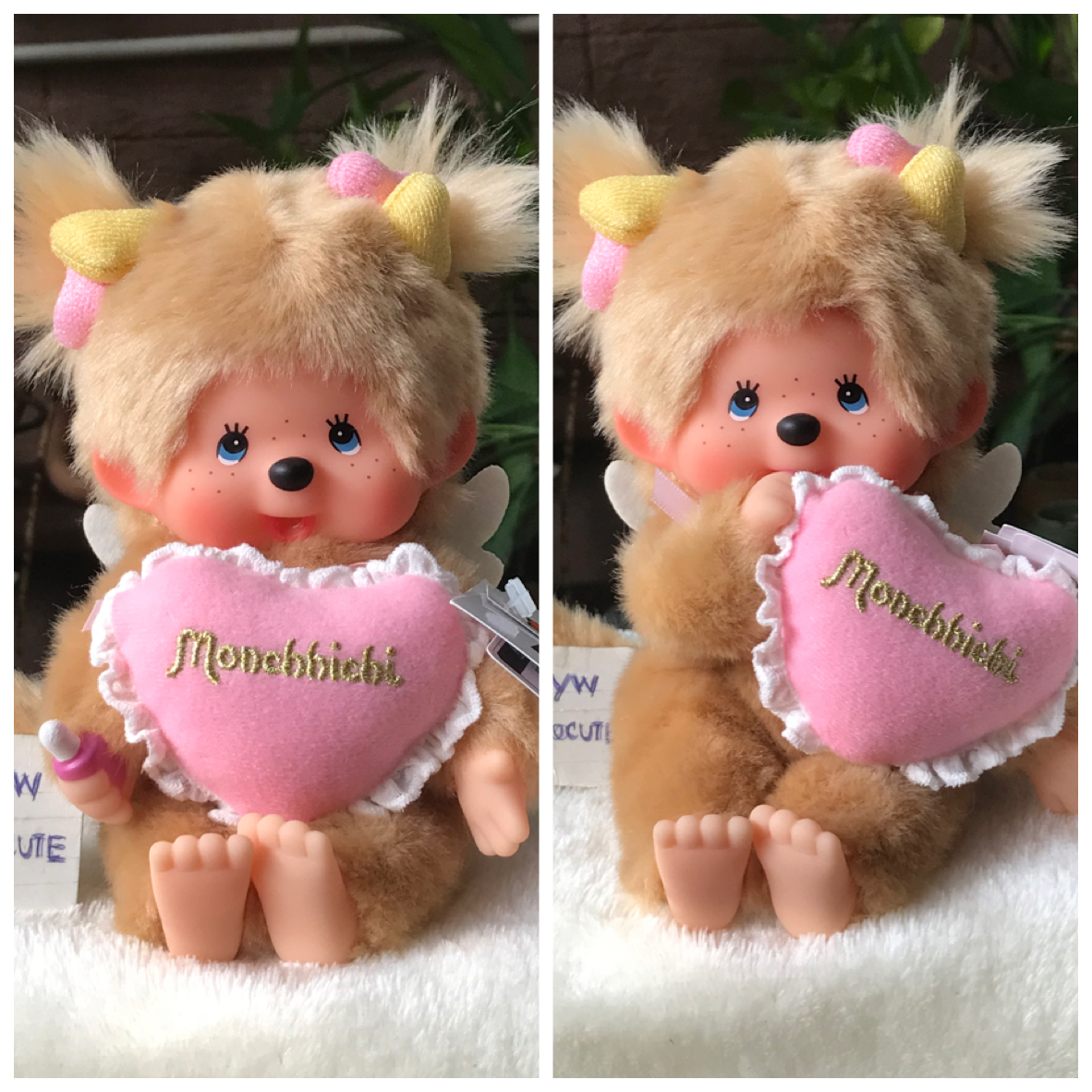 ตุ๊กตาม่อนชิชิ ตุ๊กตาผู้หญิง ม่อนชิชิ ของแท้หิ้วจากญี่ปุ่น monchhichi 50 years anniversary- Sekiguchi