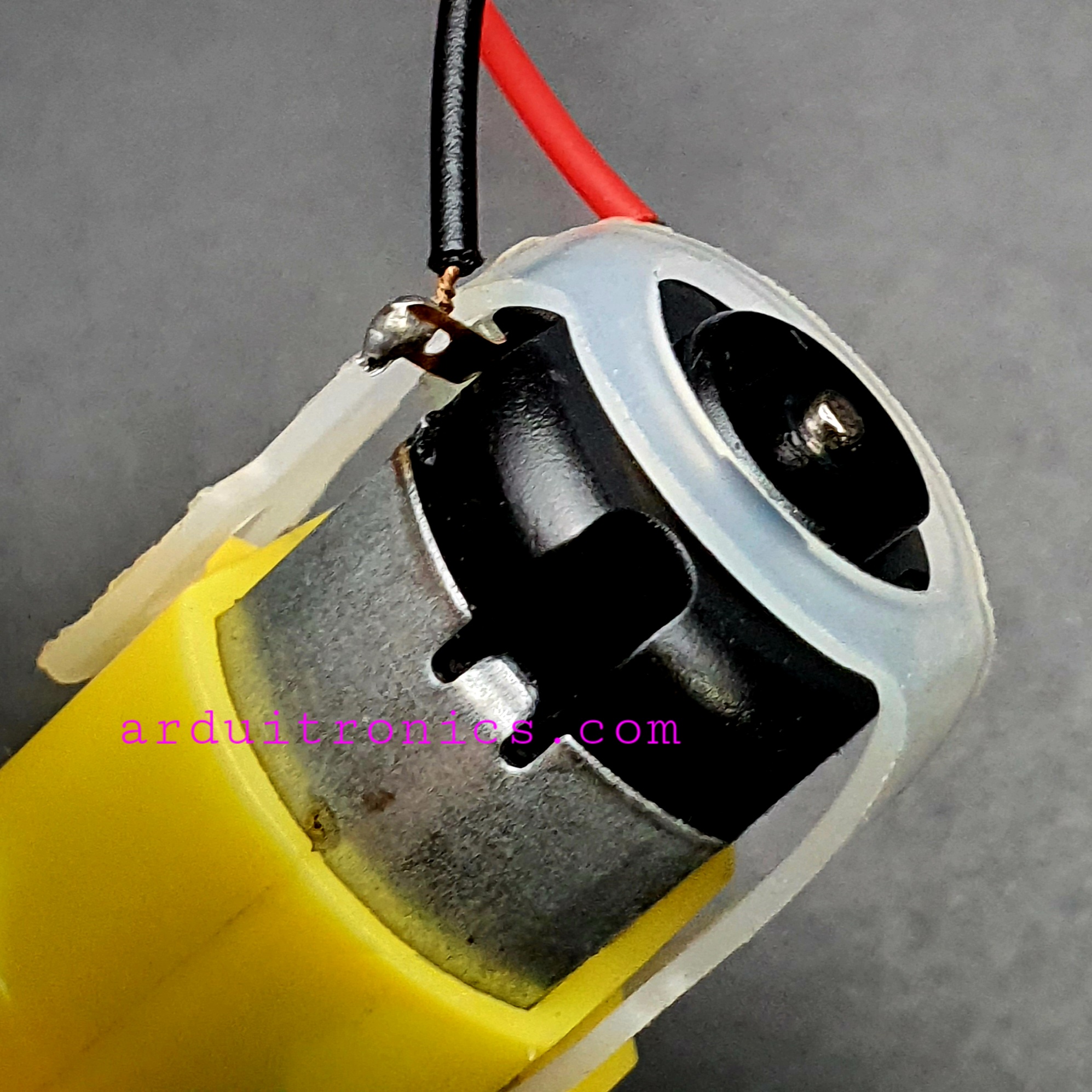 Gear Motor มอเตอร์แกนเดี่ยว (อัตราทด 1:48) พร้อมสายไฟ