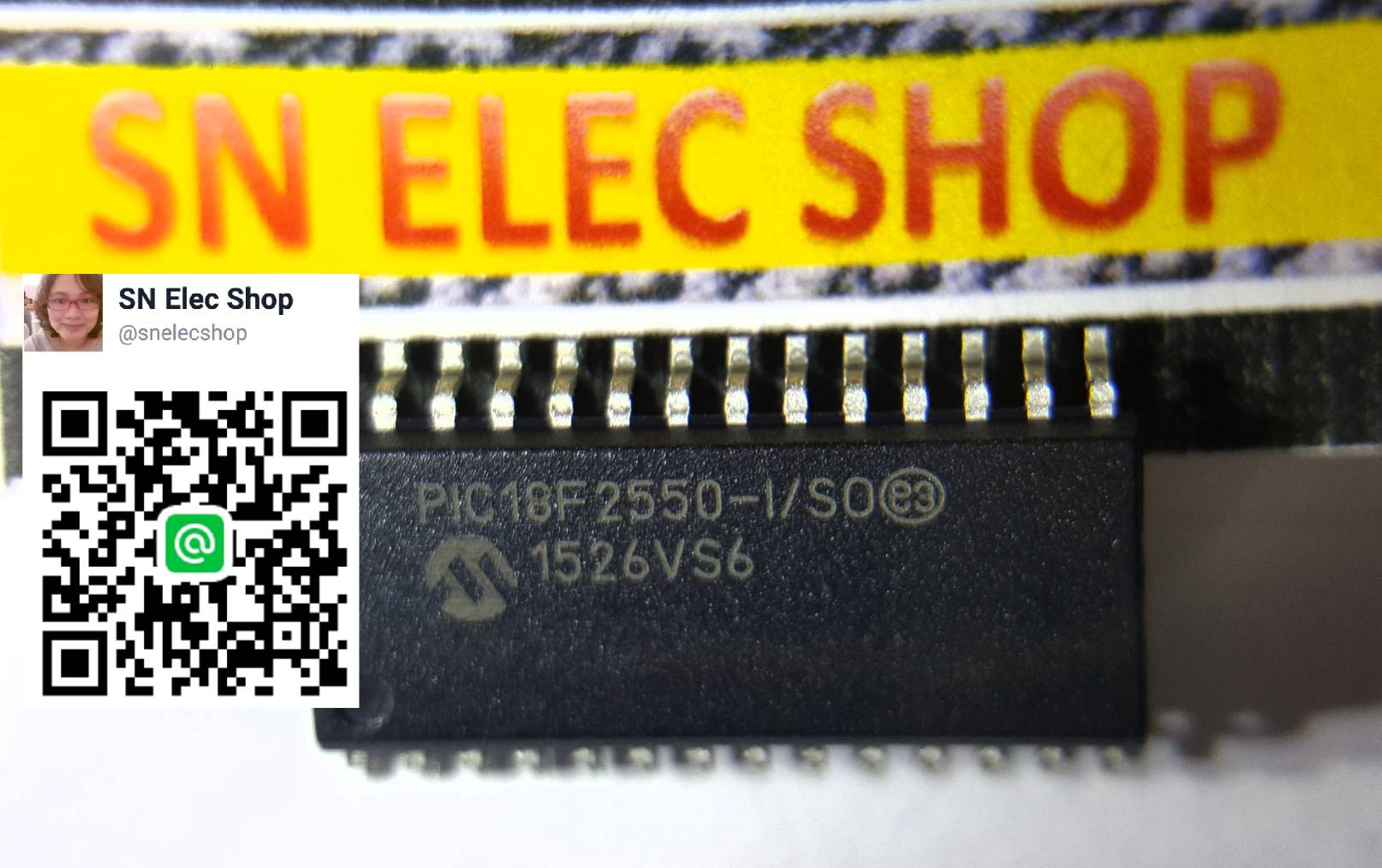 IC : PIC18F2550 (SMD)