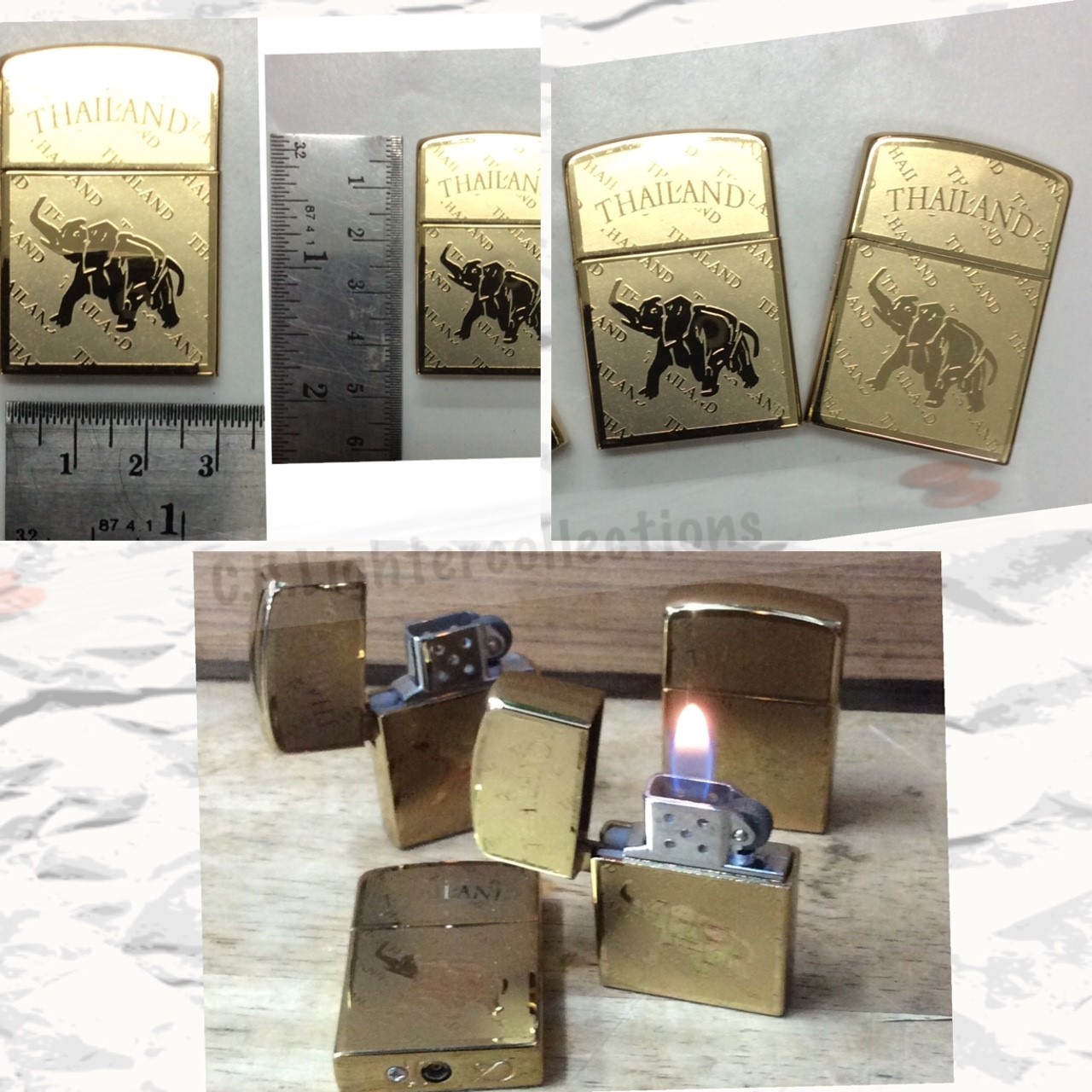 ไฟแช็คช้างทองไทยแลนด์จิ๋ว Lighter Thailand