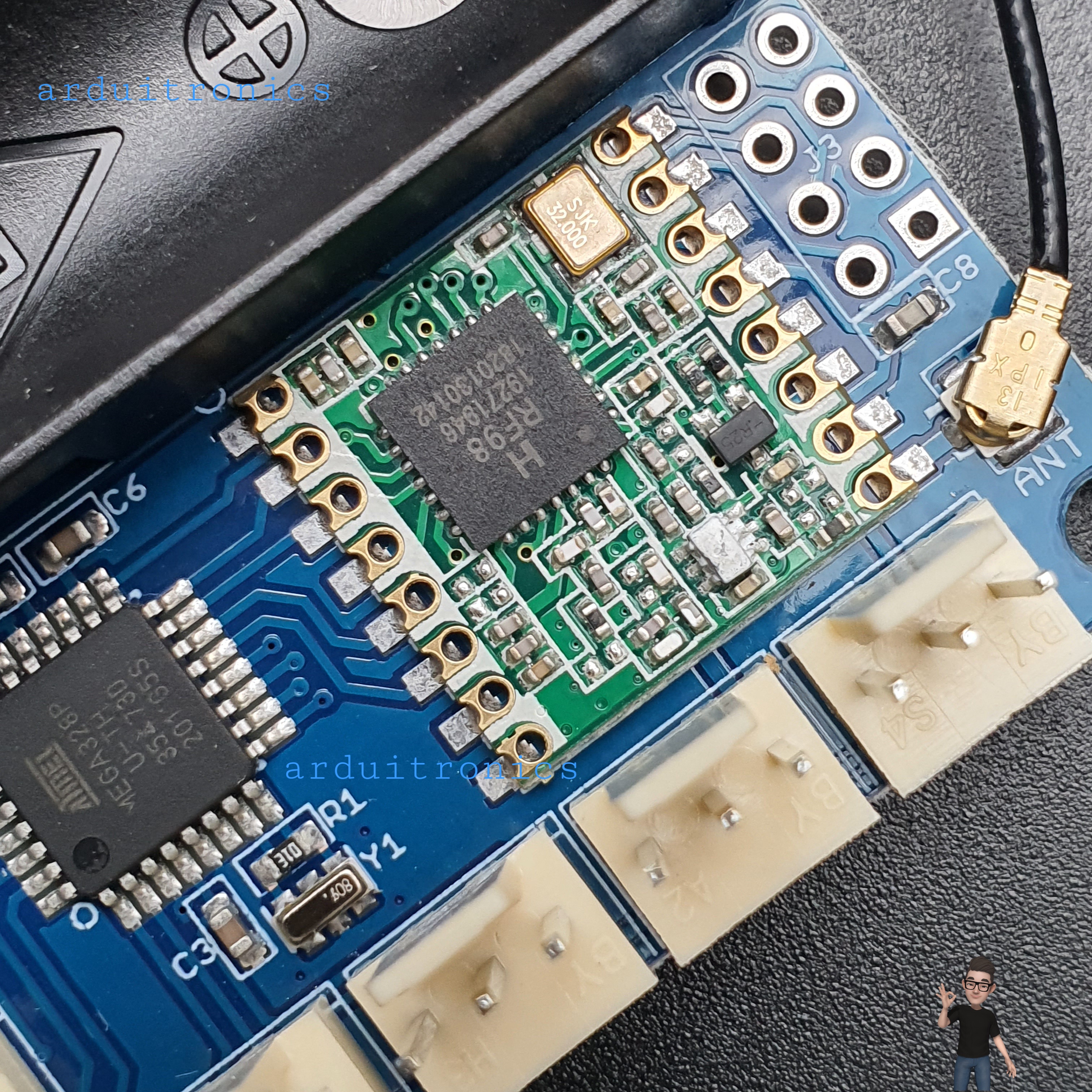 SX1278 LoRa ATmega328P RFM98 433 MHz Radio Node Module