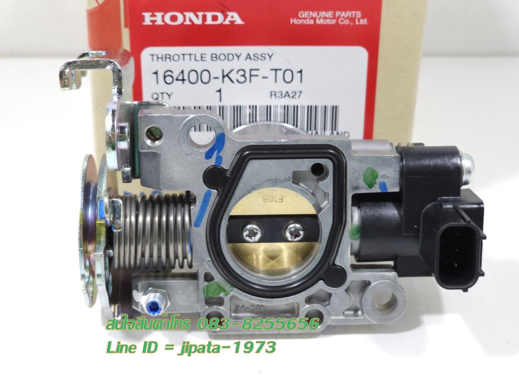 (Wave 125 i) ชุดเรือนลิ้นเร่ง Honda Wave 125 i LED ปี 2023 (2 สาย)(Y5CA) แท้