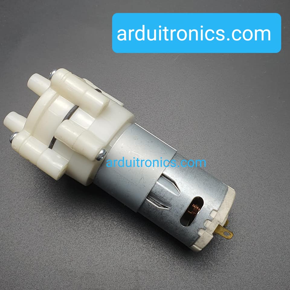 R385 Diaphragm Pump 12VDC (1.5 - 2L/min) - ไดอะแฟรมปั๊มน้ำ (สีขาว)