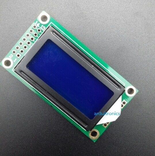 LCM0802A 5V 8x2 Character LCD 0802 (Blue with Backlight)