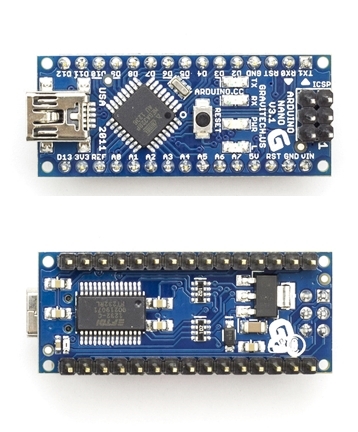 Arduino Nano (ATMega328) V3 บัคกรีขา pin พร้อมใช้ + Free USB Cable