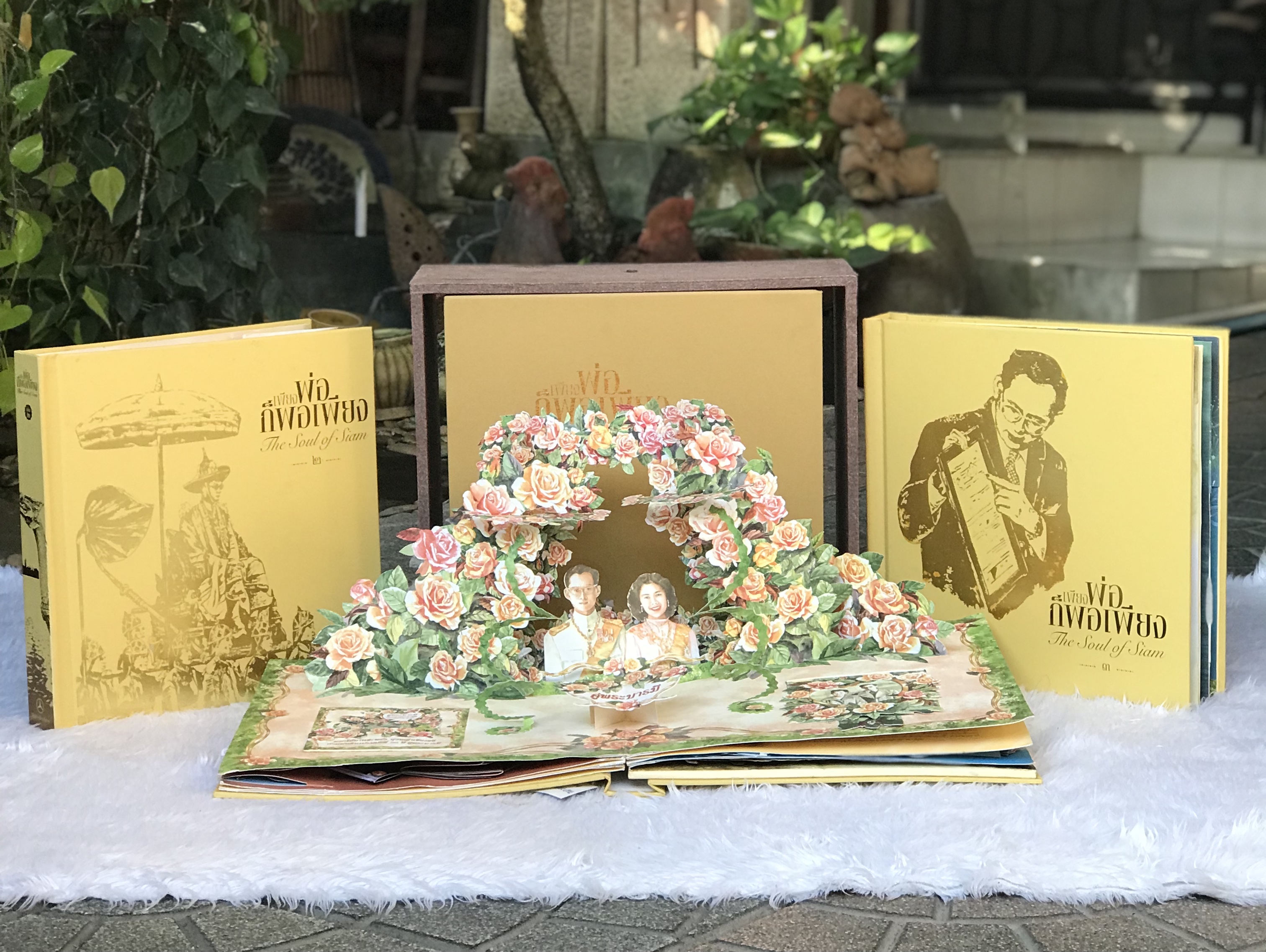 Box Set หนังสือ 3 มิติ Popup ชุด "เพียงพ่อ ก็พอเพียง" The Soul of Siam นำเสนอพระราชประวัติและพระราชกรณียกิจ รัชกาลที่ 9