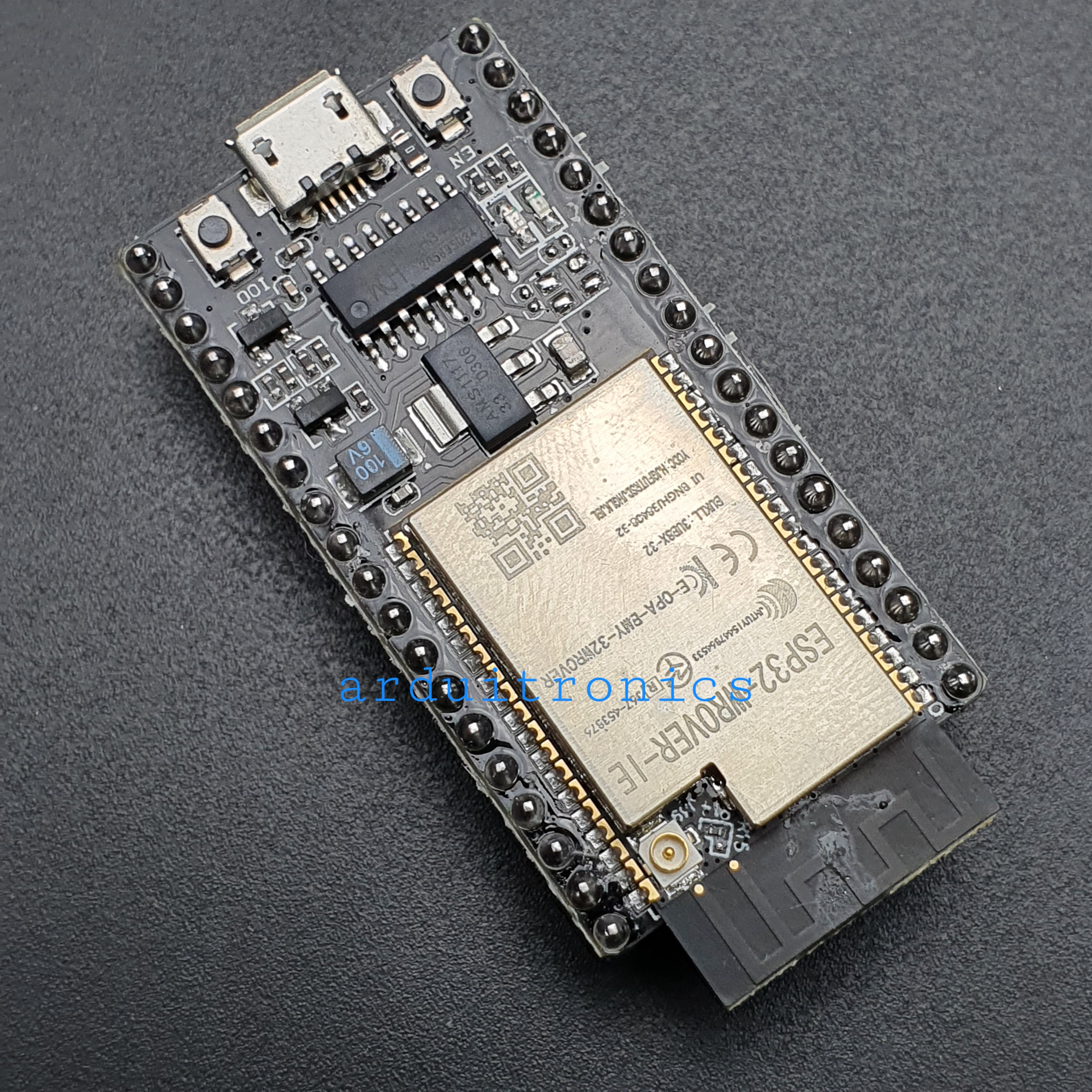 ESP32 NodeMCU ESP32-WROVER-IE Wi-Fi and Bluetooth Module [มีขั้วต่อสายอากาศแบบ IPEX Antenna] 38 pin