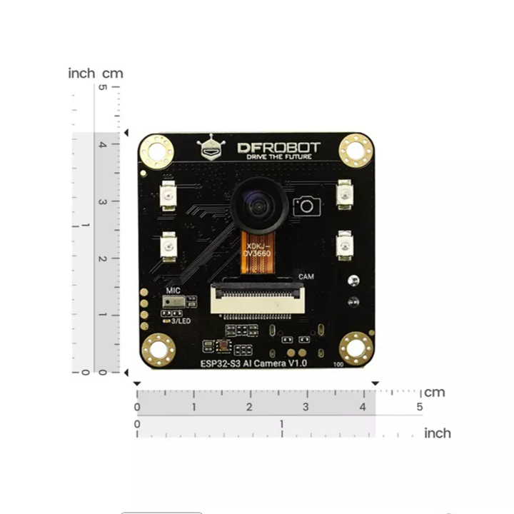 ESP32-S3 AI Camera Module (Edge Image Recognition, Night Vision, ChatGPT Voice Interaction) - แท้ DFRobot