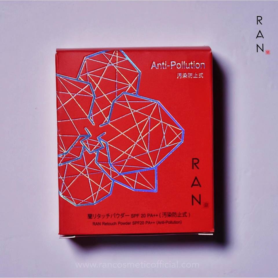 Ran mini retouch powder รุ่นใหม่ Anti Pollution แป้งผสมรองพื้น ช่วยปกปิดริ้วรอยได้อย่างสมบูรณ์แบบ