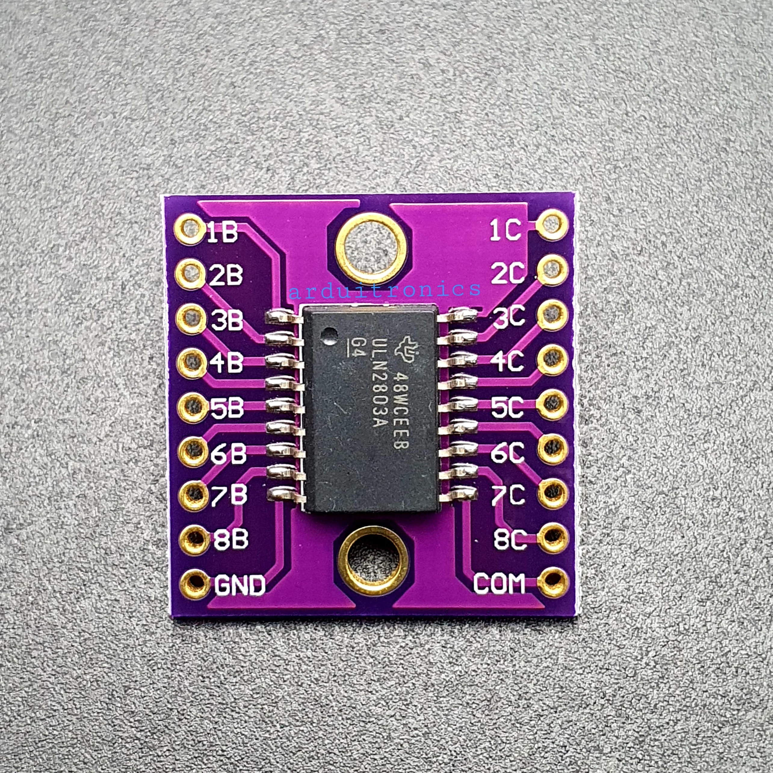 โมดูล ULN2803A Darlington Transistor Arrays Driver Breakout Board ขับโหลด 8 ช่อง สูงสุดช่องละ 500mA