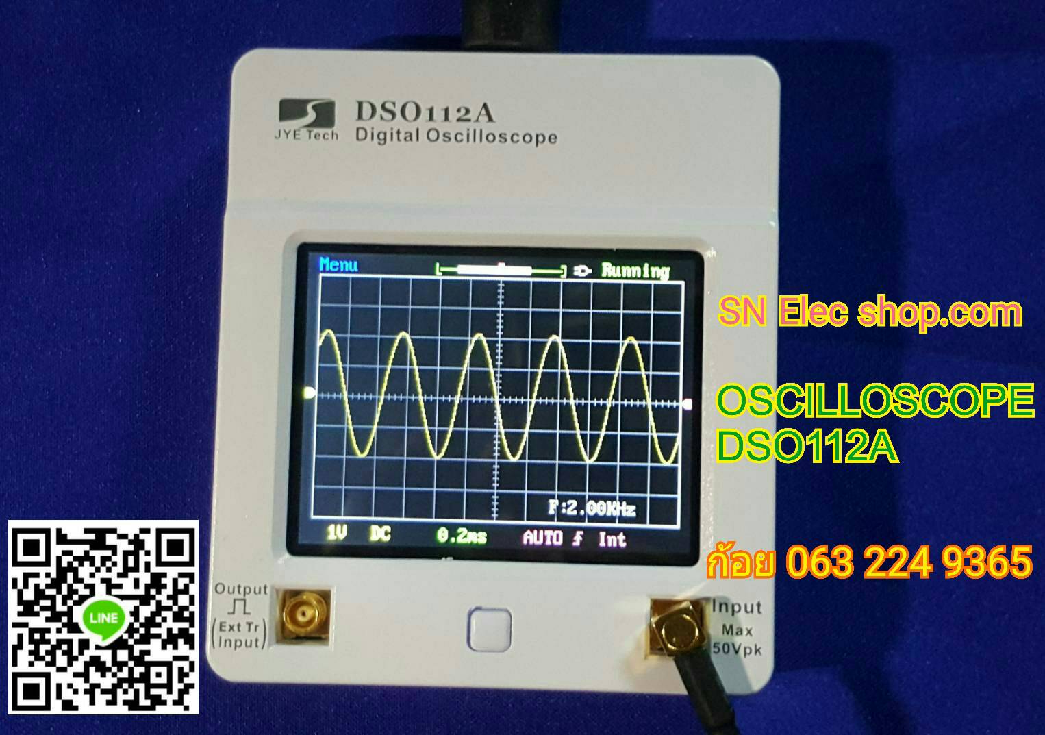 มินิสโคป Digital Oscilloscope mini รุ่น DSO112A