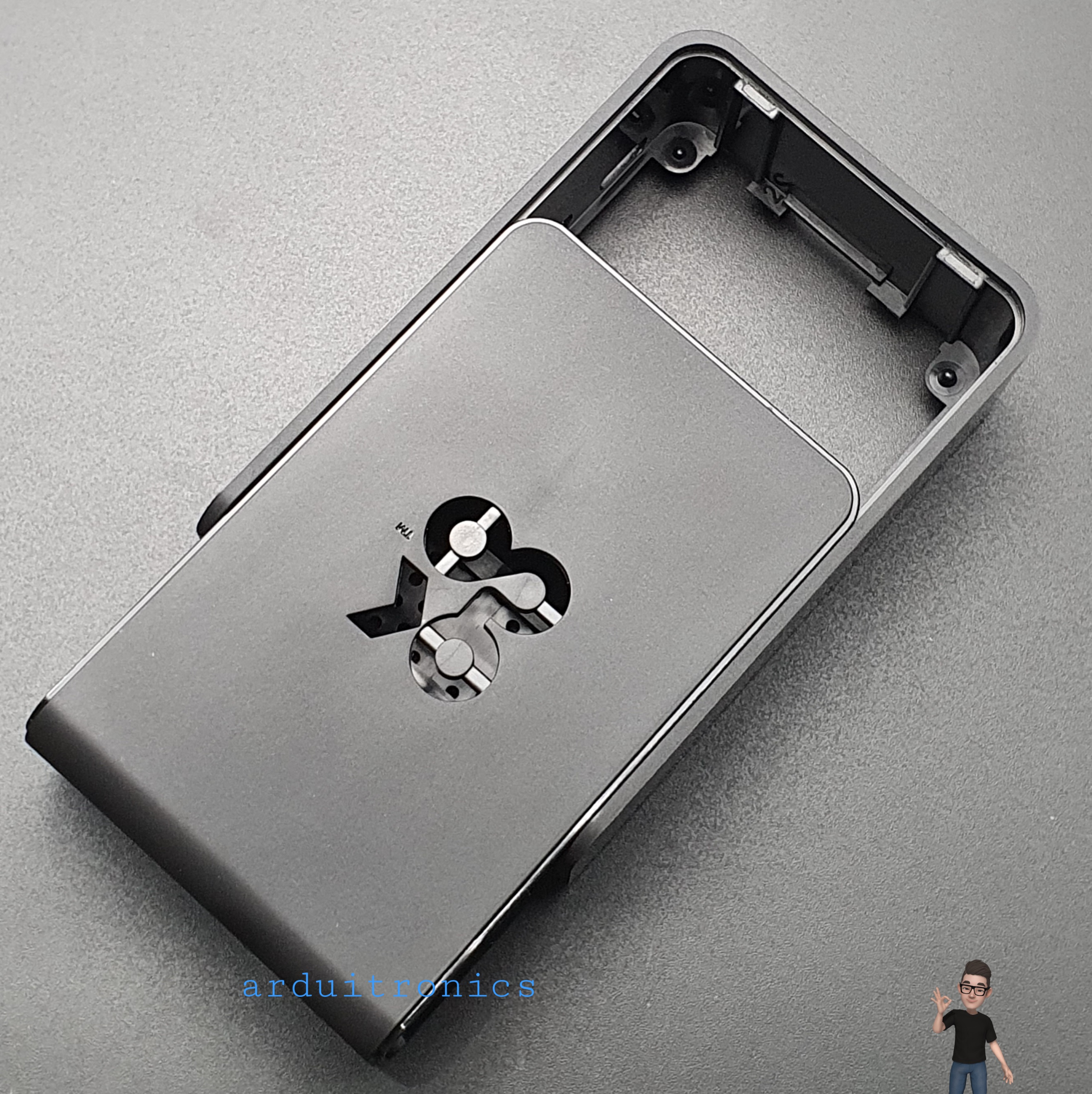 Official Case for Raspberry Pi 4ฺB ฺBlack - แบบฝาเลื่อน (สีดำ)