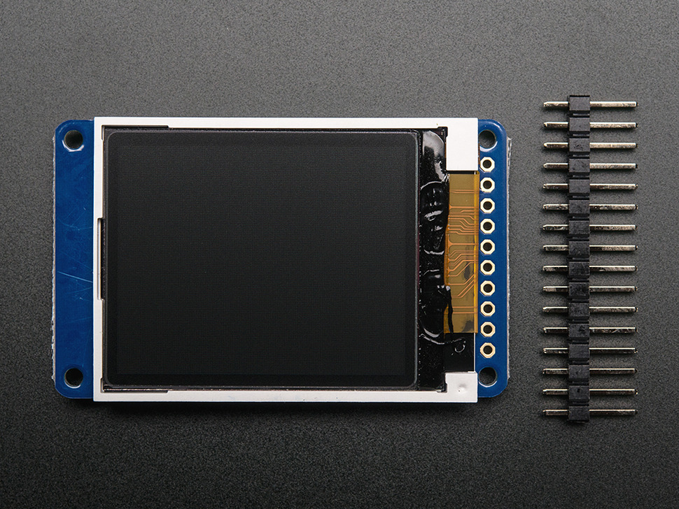 1.8" Color TFT LCD display with MicroSD Card Breakout - ST7735R (นำเข้าจาก Adafruit USA)