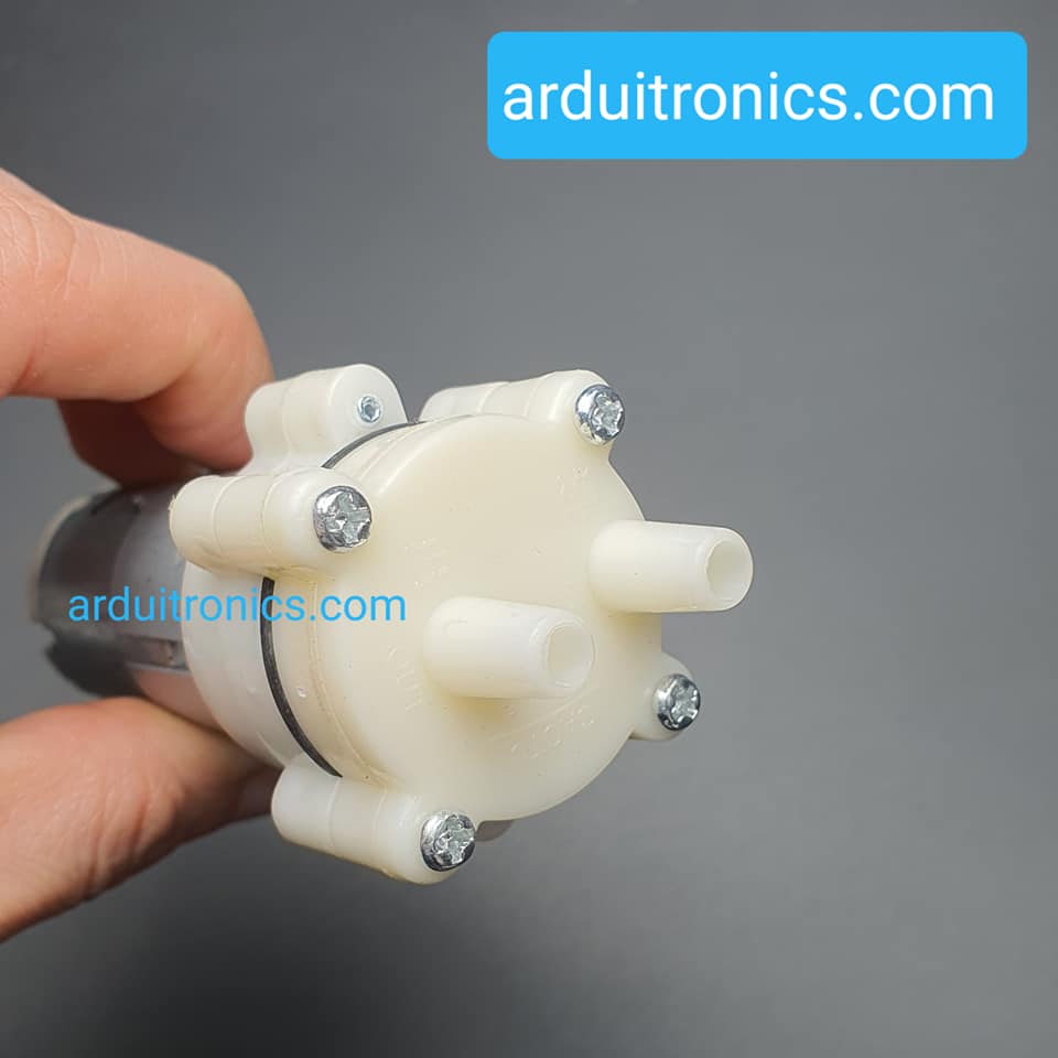 R385 Diaphragm Pump 12VDC (1.5 - 2L/min) - ไดอะแฟรมปั๊มน้ำ (สีขาว)