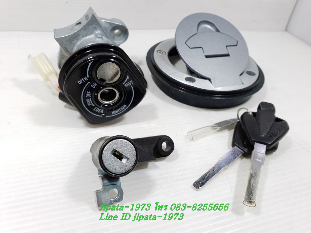(M-Slaz) ชุดสวิทช์กุญแจ ชุดใหญ่ Yamaha M-Slaz แท้ (สินค้า ของแท้ราคาพิเศษ ไม่มีกล่อง)