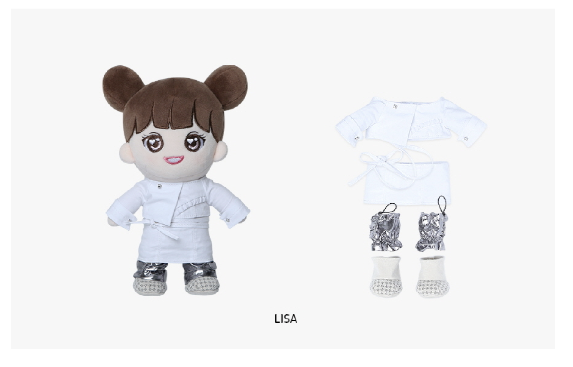 BLACKPINK - [H.Y.L.T]- PLUSH DOLL CLOTHES ชุดเสื้อผ้า แบบ Lisa