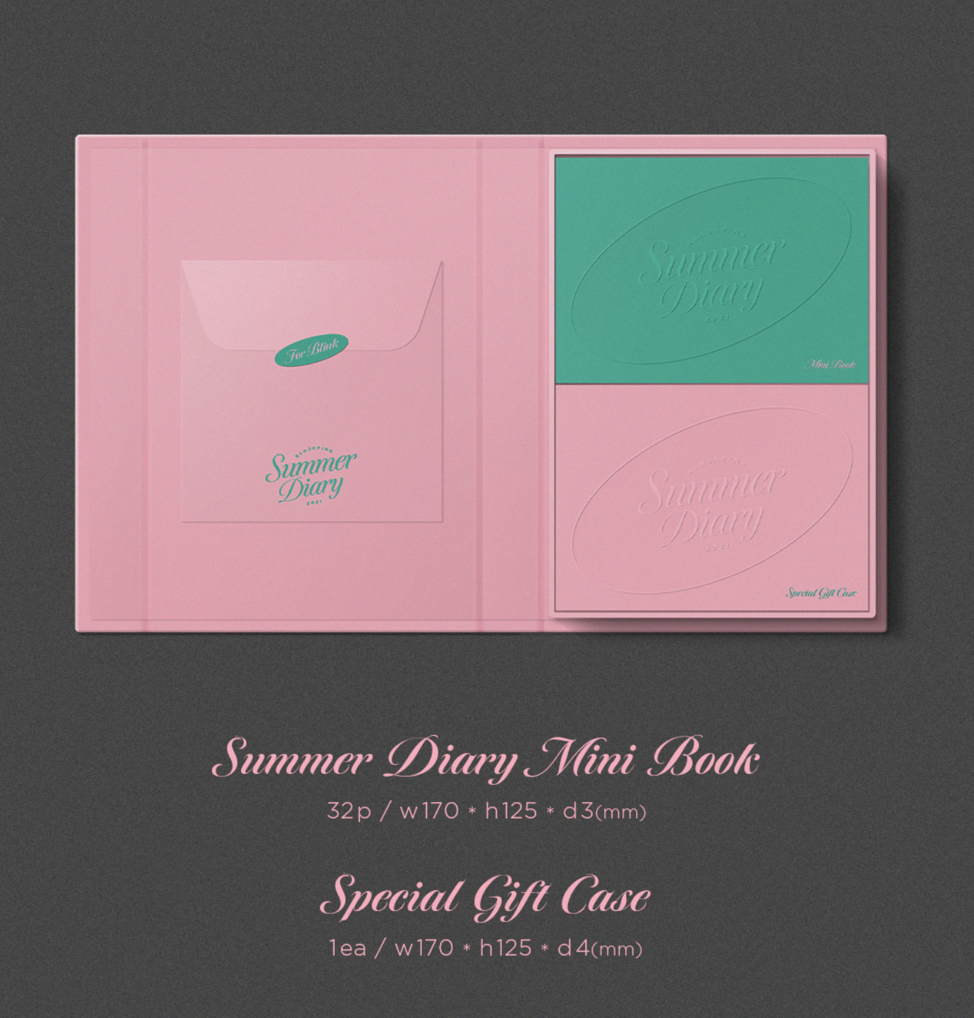 BLACKPINK -BLACKPINK 2021 SUMMER DIARY แบบ DVD แบบ ได้ของแถม จาก yg เพิ่ม