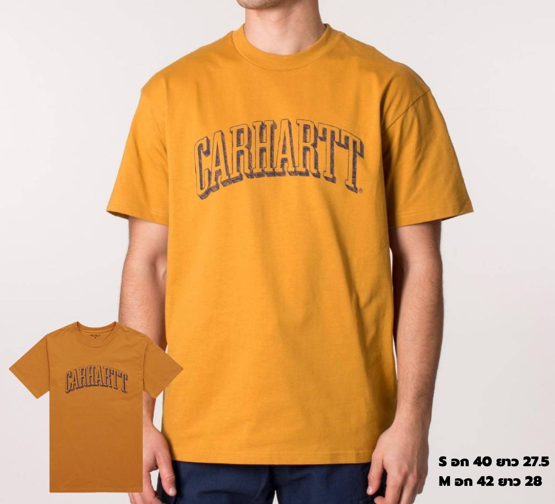 เสื้อยืด Carhartt WIP Relaxed Scrawl Script Ochre