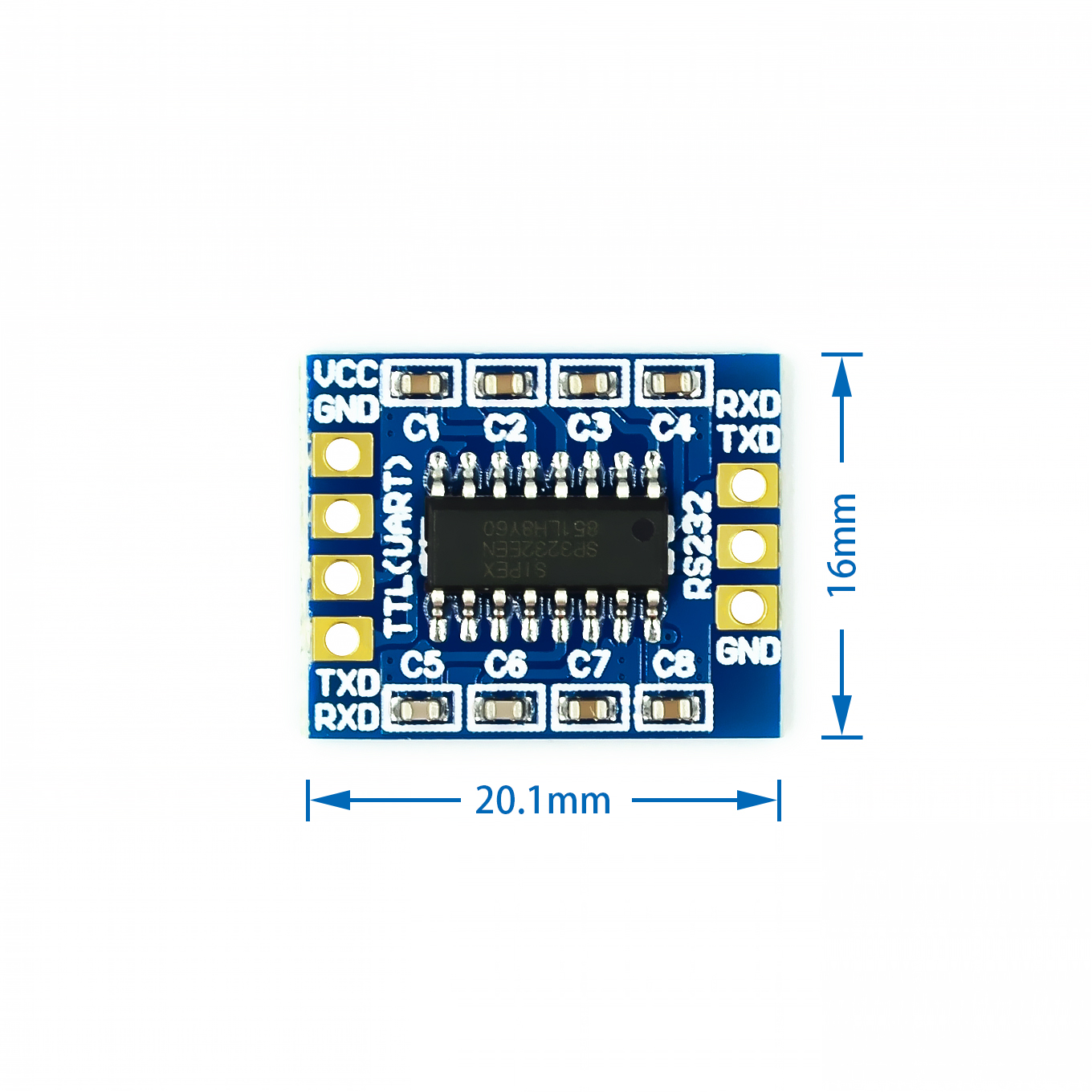 RS232 SP3232 TTL to RS232 module RS232 to TTL serial port module ( Single Channel 20 )