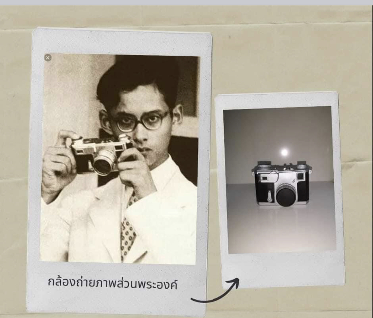 กระปุกออมสินทรงงาน รุ่น 1 ออมเพื่อให้ตามรอยพ่อ ในหลวงรัชกาลที่ ๙ โรงพยาบาลศิริราช ราคาชุดละ 4,500 บาท (มีออมสิน 3 ชิ้น วิทยุสื่อสาร กล้อง และรถยนต์พระที่นั่ง บรรจุในกล่อง)