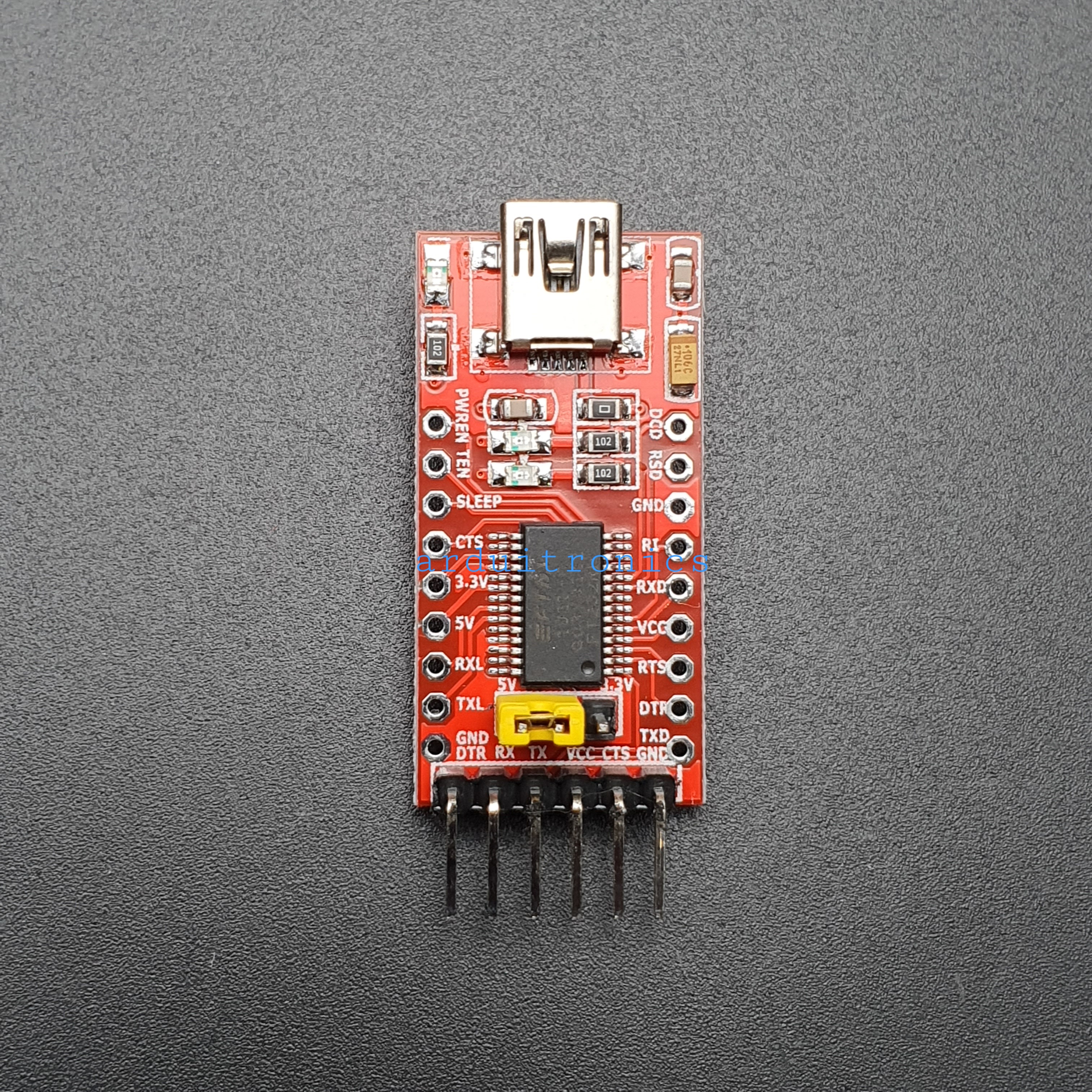 USB to TTL 3.3V 5V FT232RL module Download USB Mini Interface For Arduino