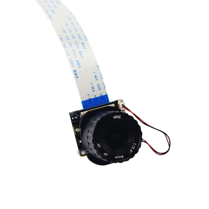 Raspberry Pi 4B/3B+ Camera 5MP 4mm Focal Length Night Vision IR-CUT Lens