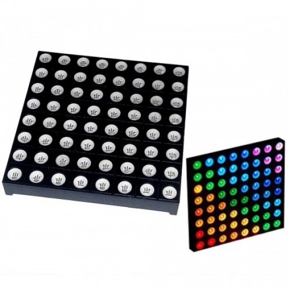LED Dot Matrix 8x8 Full Color RGB ขนาด 60mm x 60mm (Common Anode)