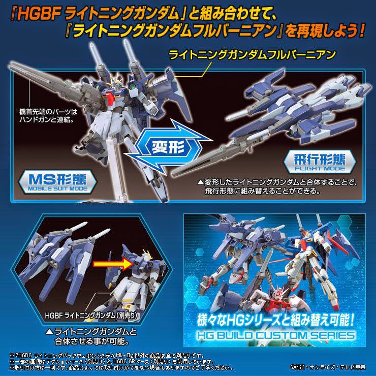 HGBC 1/144 Lightning Back Weapon System Mk-II