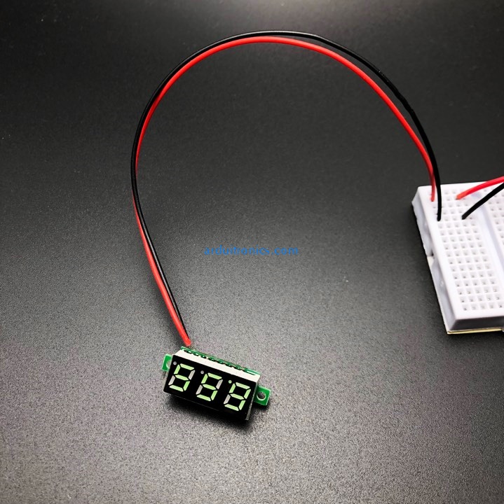 0.28" Digital DC volt meter 2.4-30V โวลต์มิเตอร์ 2.4-30V ขนาด 0.28 นิ้ว (สีเขียว)