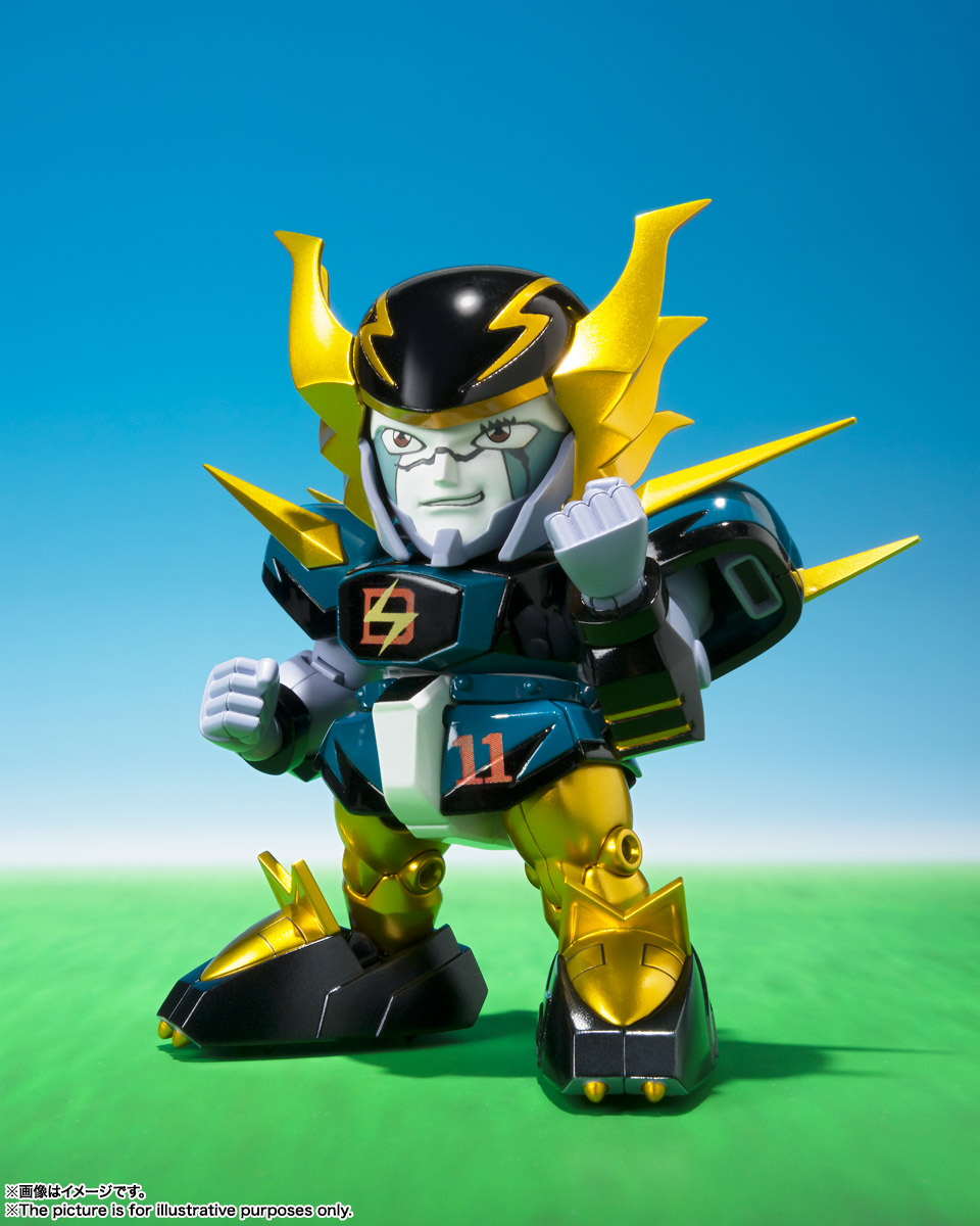 Chogokin - Iron Leaguer - Mach Windy & Gold Foot
