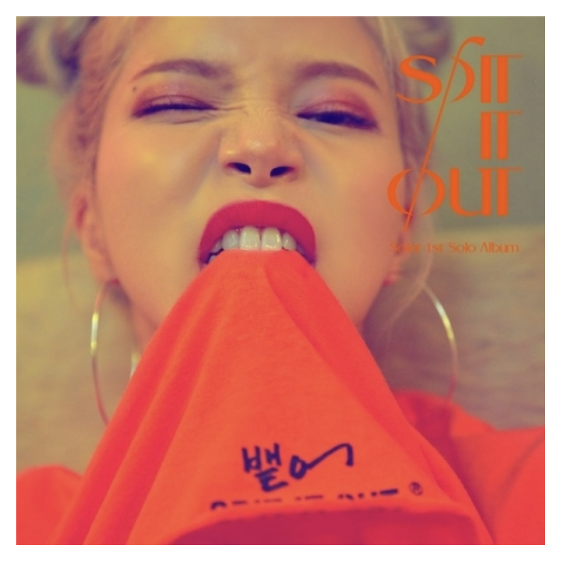 MAMAMOO - Solar - Single Album Vol.1 [SPIT IT OUT] + โปสเตอร์