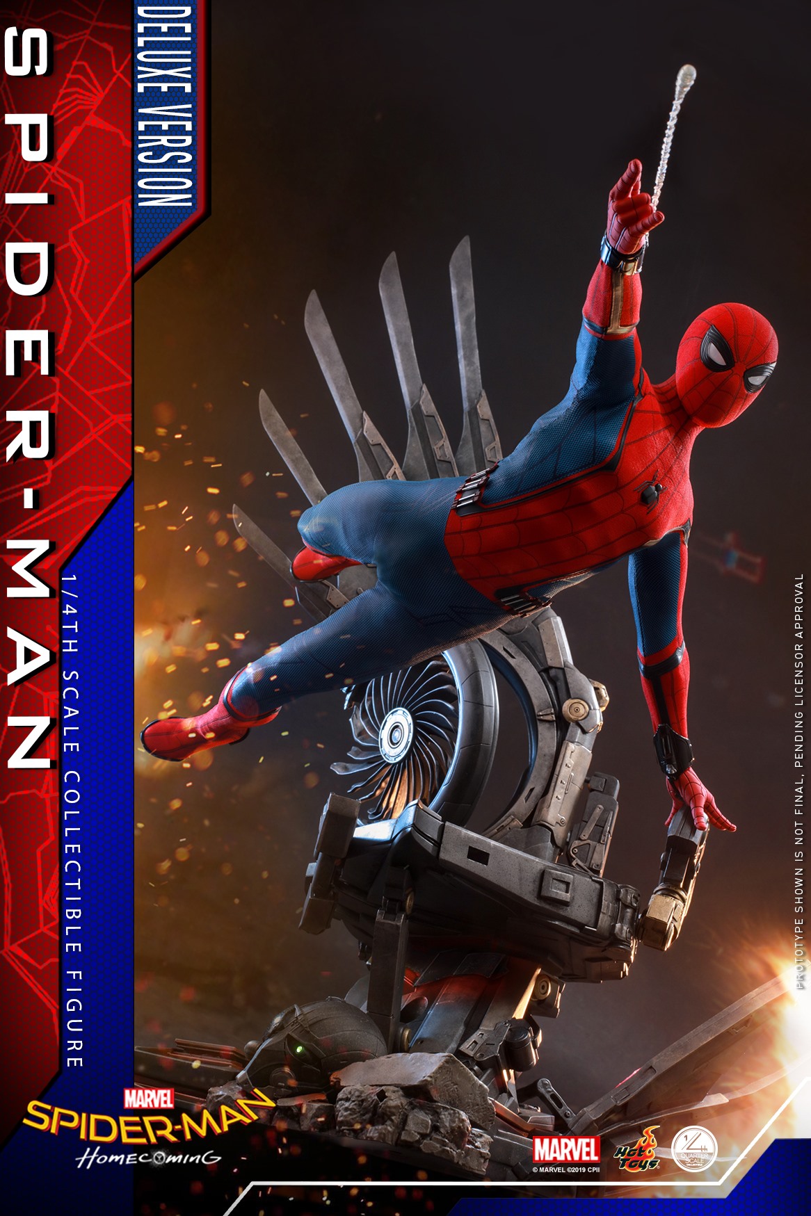 "Pre-Order" Hot Toys Spider-Man: Homecoming - 1/4th scale Spider-Man Collectible Figure (Deluxe Version)