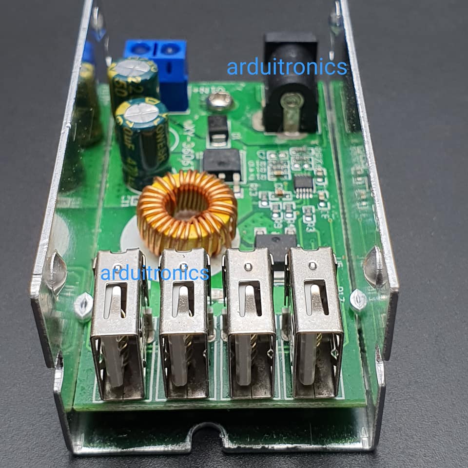 9V-36V To 5V 5A Step Down Buck Converter Module Power Supply LED Lithium Charger