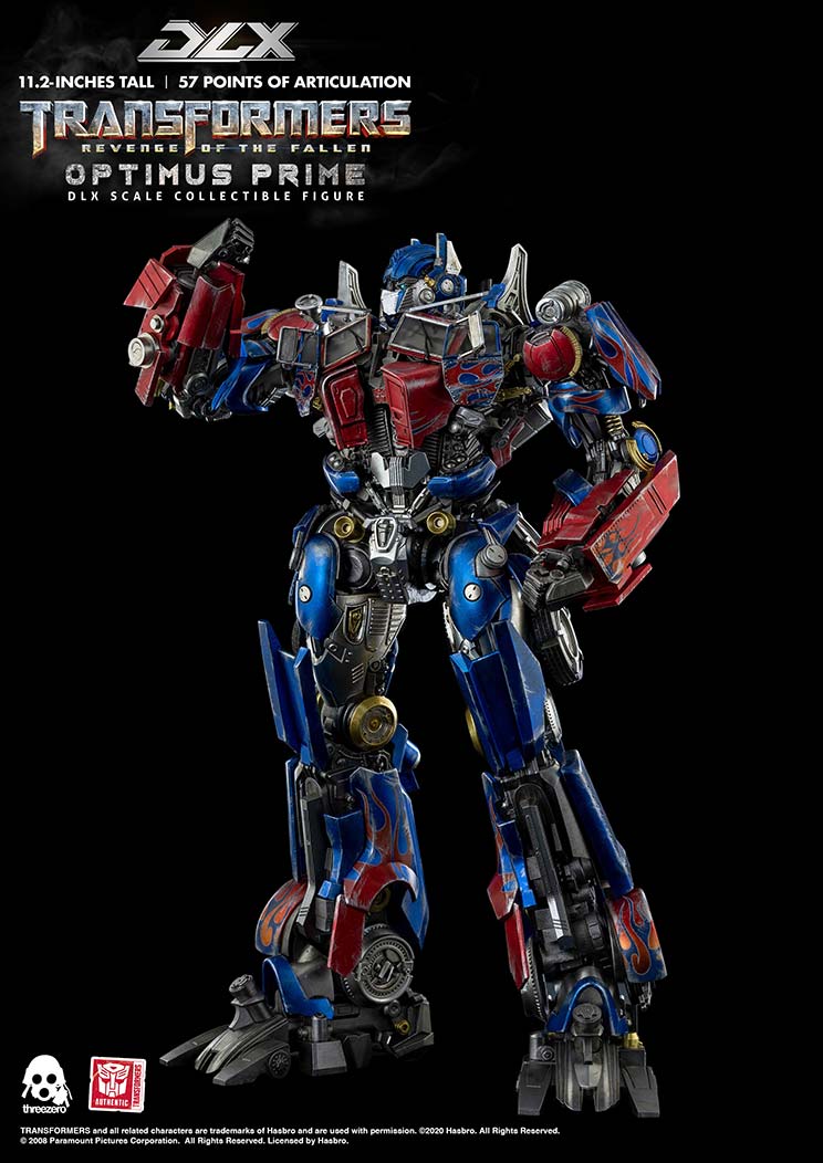 Three Zero Transformers: Revenge of the Fallen DLX Optimus Prime