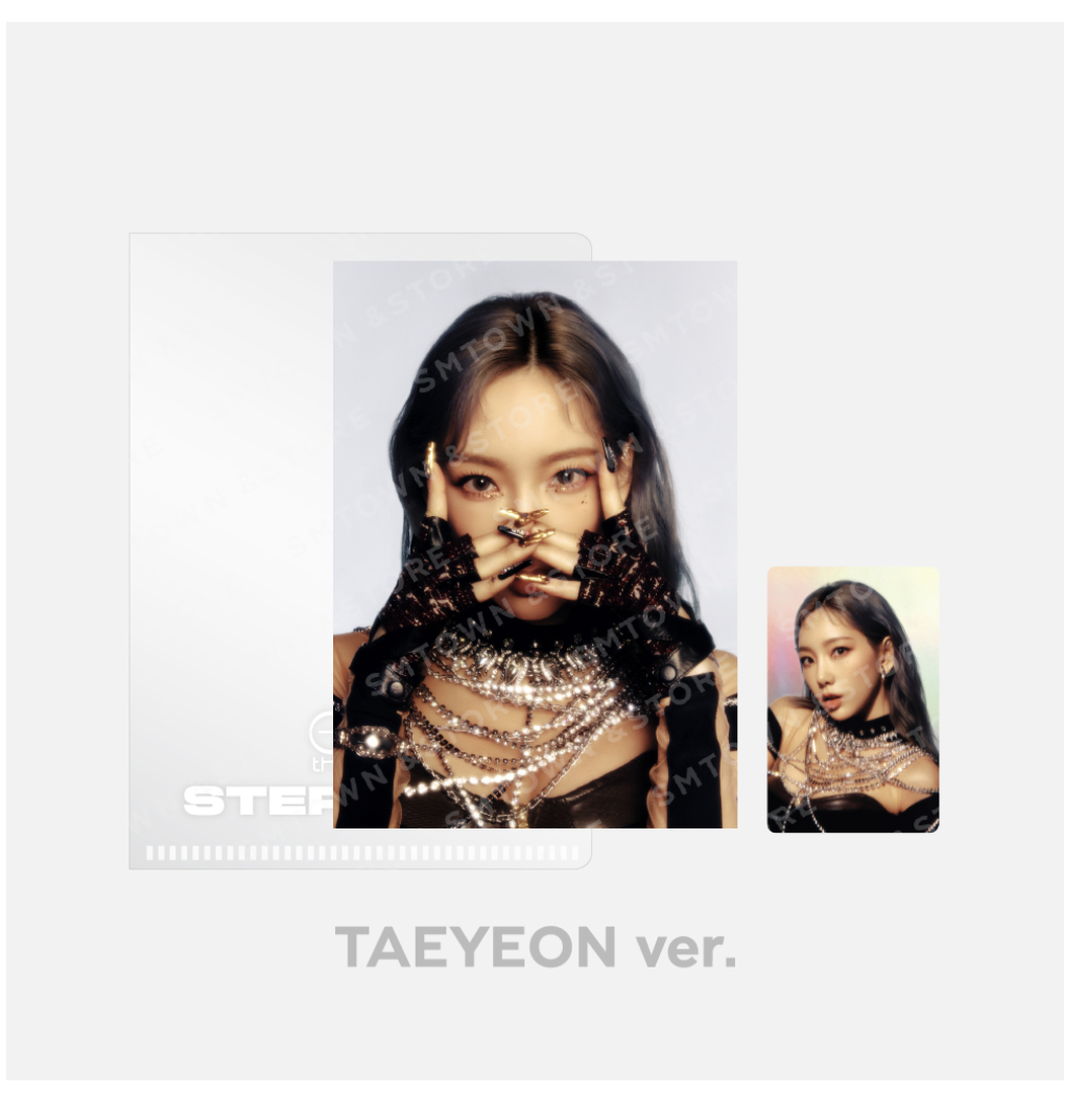 ของสะสม GOT the beat - POSTCARD + HOLOGRAM PHOTO CARD SET - Step Back แบบ Taeyeon