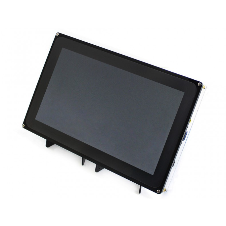[ยี่ห้อ Waveshare] จอ 10.1inch Capacitive Touch Screen LCD (H) with Case, 1024×600, HDMI, Various Systems Support