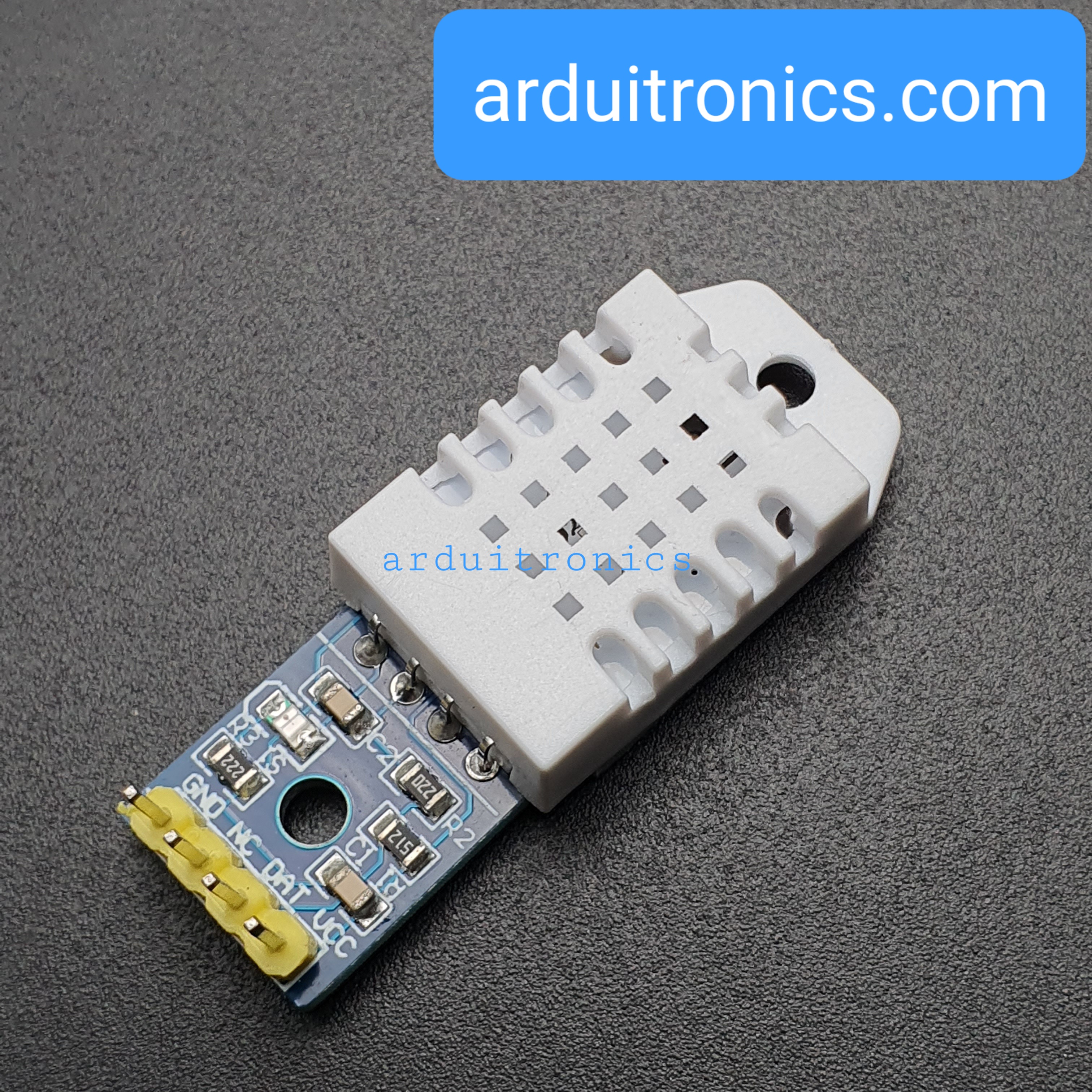 DHT22 AM2302 เซนเซอร์วัดอุณหภูมิและความชื้น DHT22 Module สำหรับ Arduino ESP8266 ESP32 DHT22 PCB สีน้ำเงิน