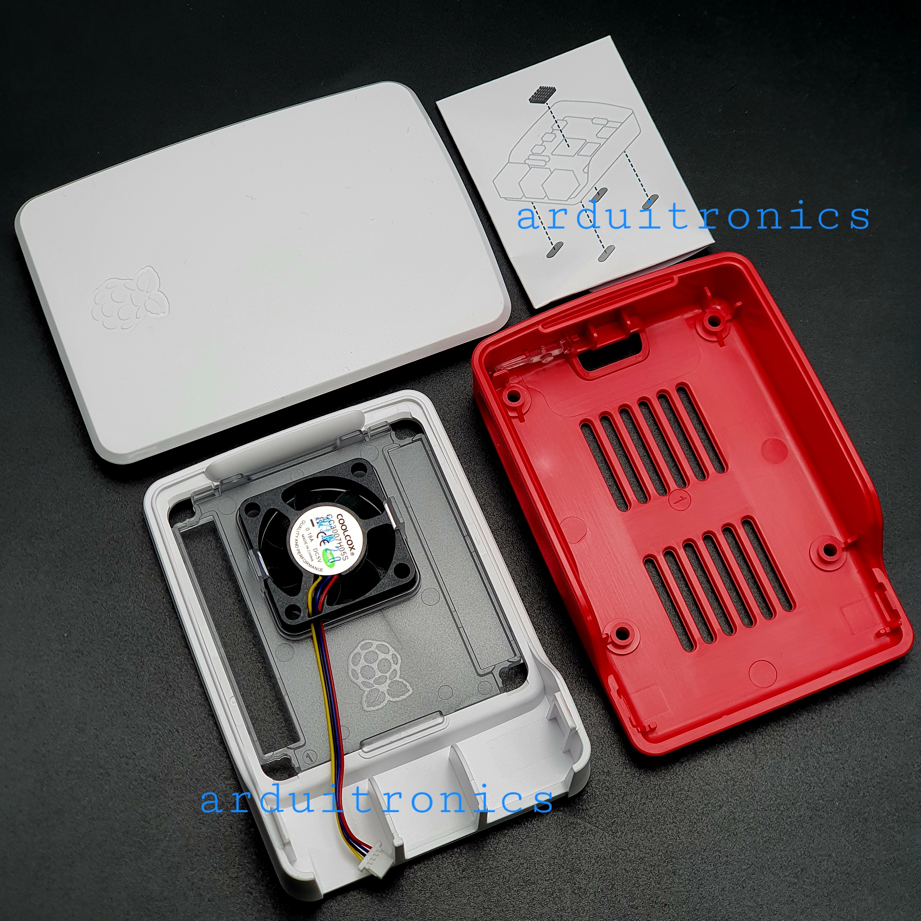 Official Raspberry Pi 5 Case Red/White