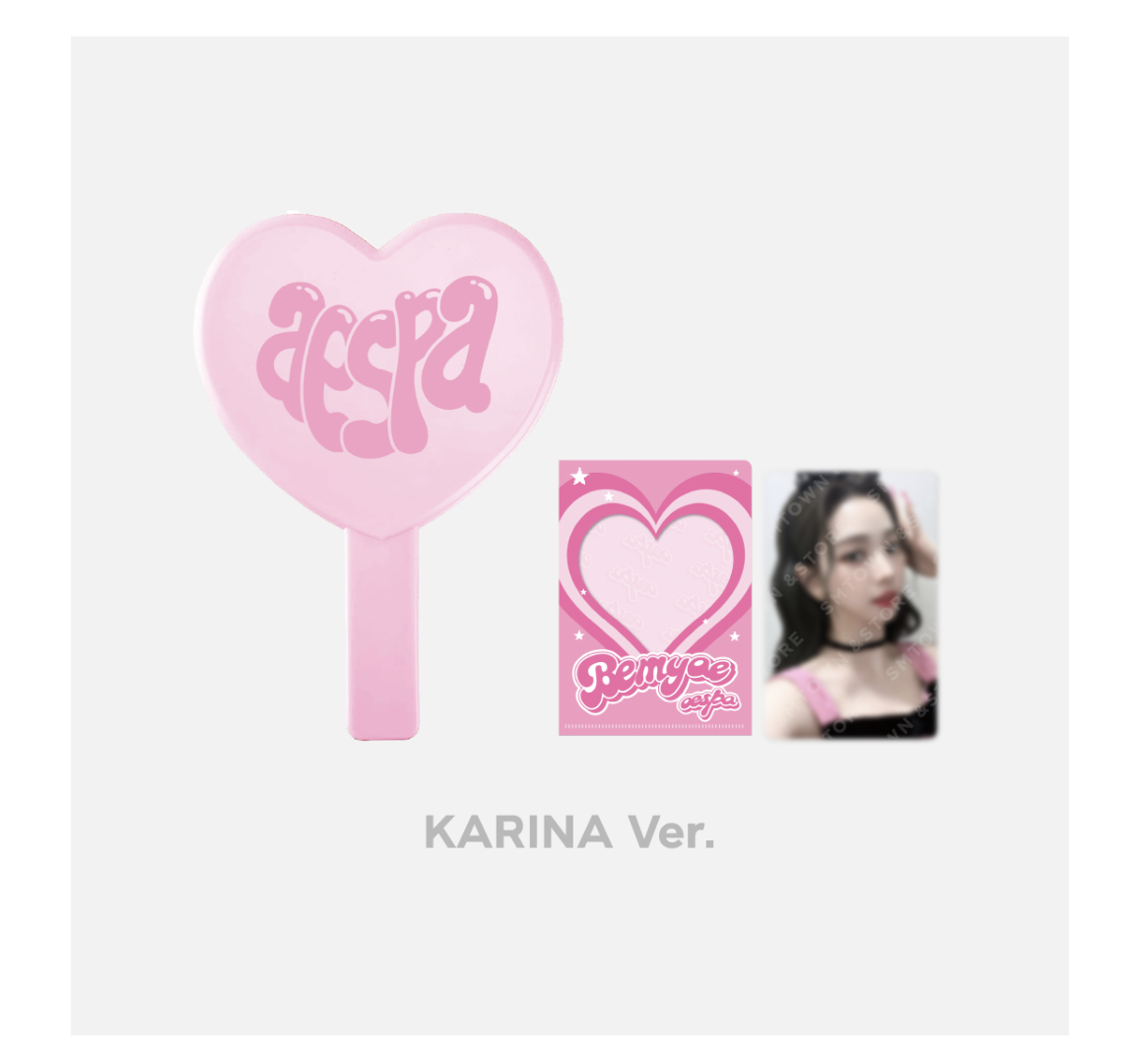 aespa -[Come to MY illusion] - pop u p - Hand mirror set - Karina พร้อมส่ง