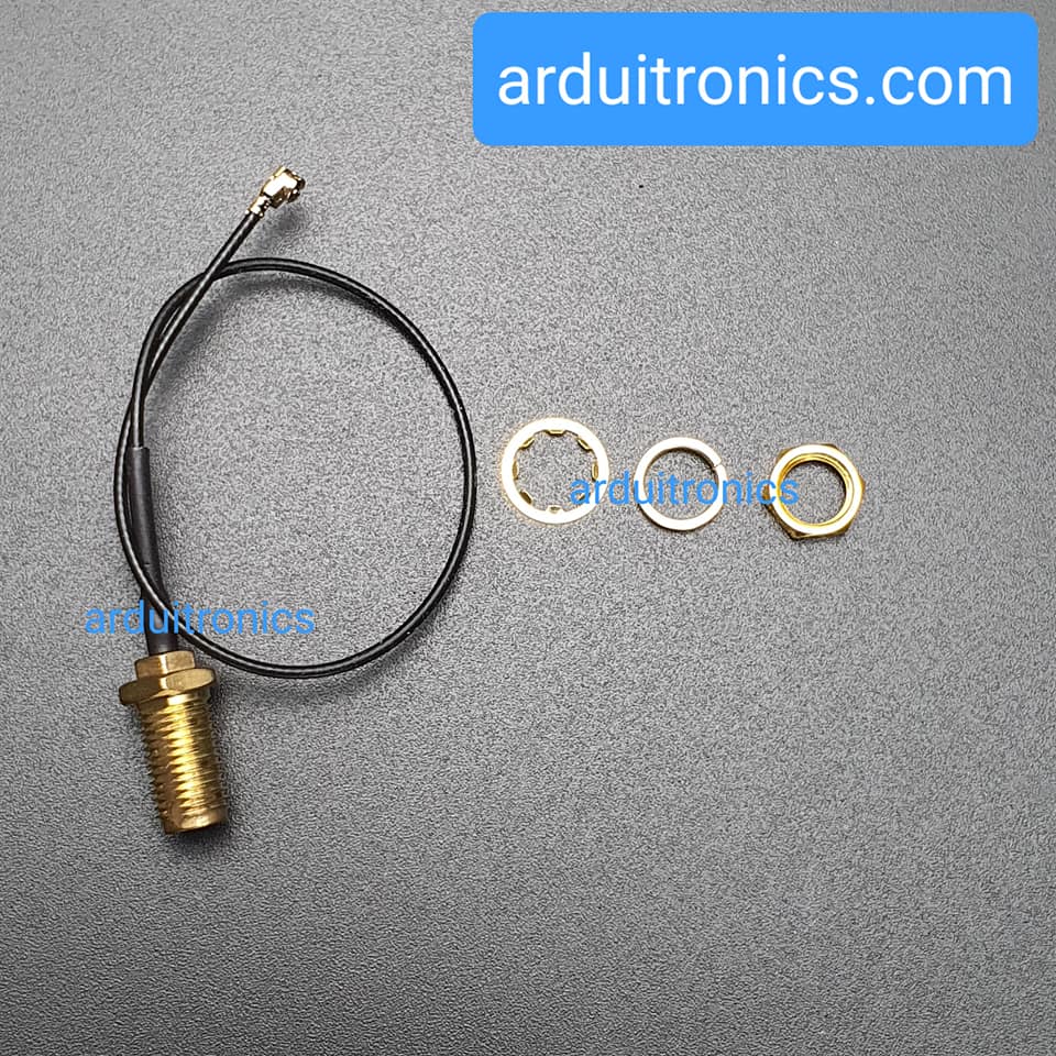 เสาอากาศ Antenna IPEX to SMA Female Head Inner Hole IPEX Terminal เสาอากาศสำหรับ WIFI / GSM / 3G / GPS / 4G Module Cable Size 15 cm