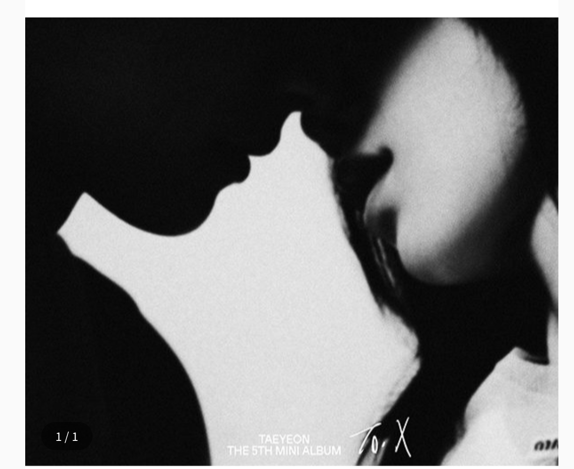 TAEYEON -TAEYEON The 5th Mini Album [To. X] (LP Ver.) แผ่นเสียง - ส่งเครืองบิน