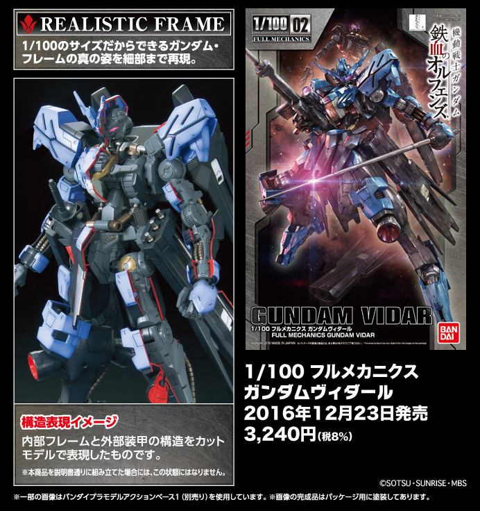 1/100 Full Mechanics Gundam Vidar