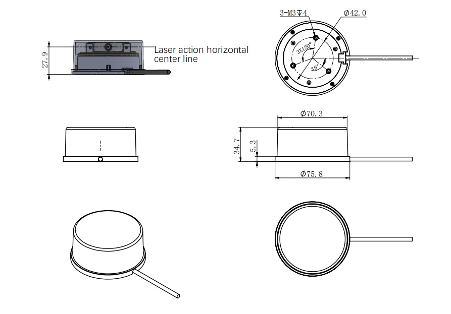 YDLIDAR TG50 Lidar – 360-degree Laser Range Scanner (50m) - Supports ROS