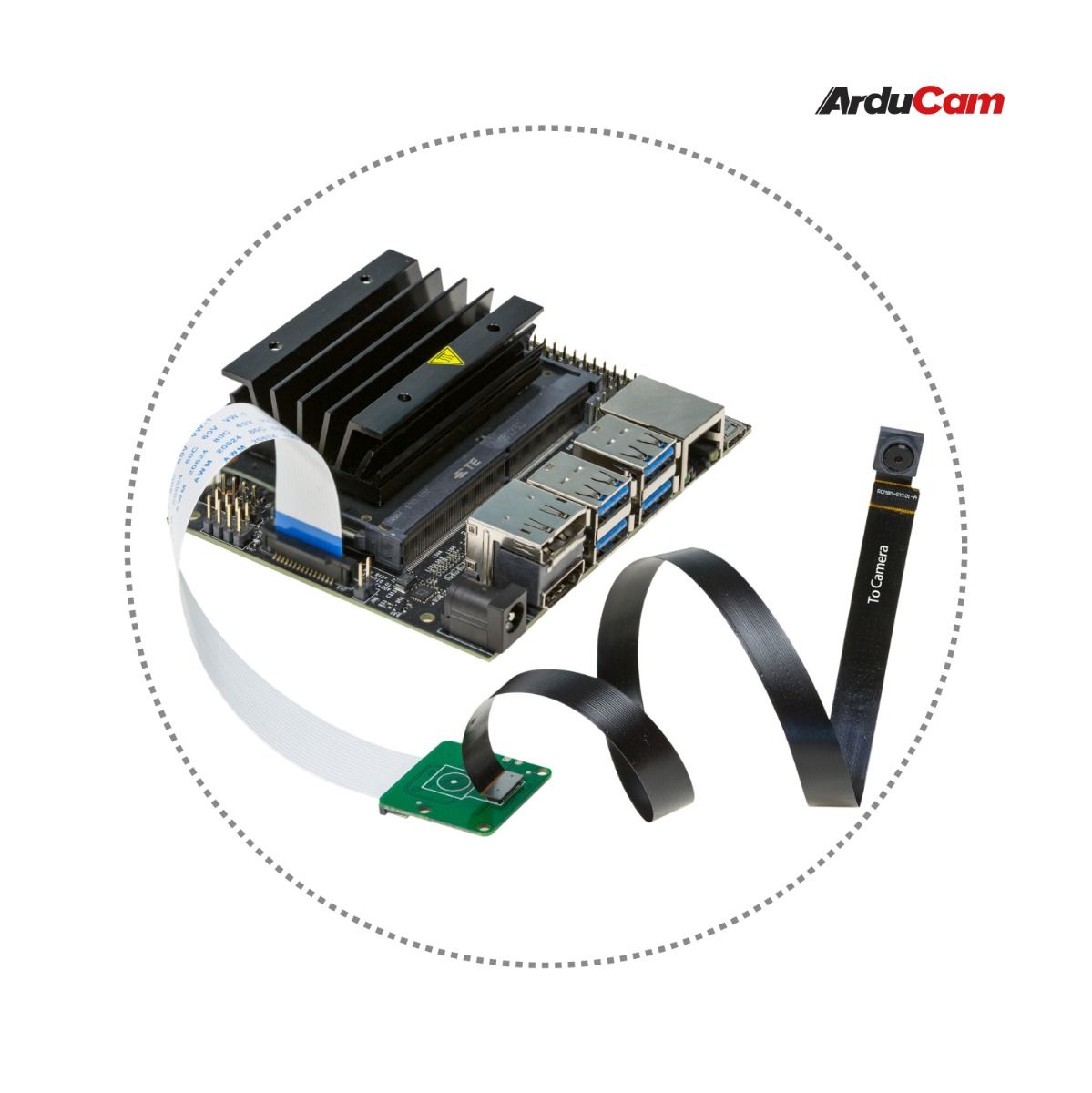 Arducam IMX219 8MP Spy Camera with 300mm Extension Cable for NVIDIA Jetson Nano and Compute Module