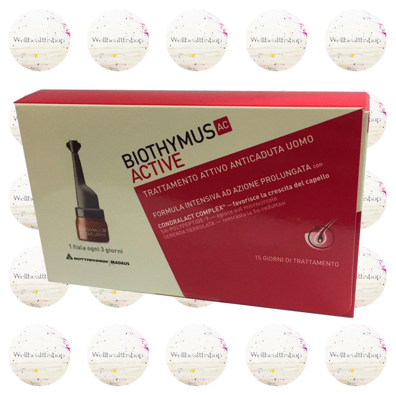 Biothymus AC Active Uomo Trattamento ไบโอไทมัส เอซี แอคทีฟ อูโม เทรทาเมนโต (เซรั่ม แก้ผมร่วง สำหรับผู้ชาย)