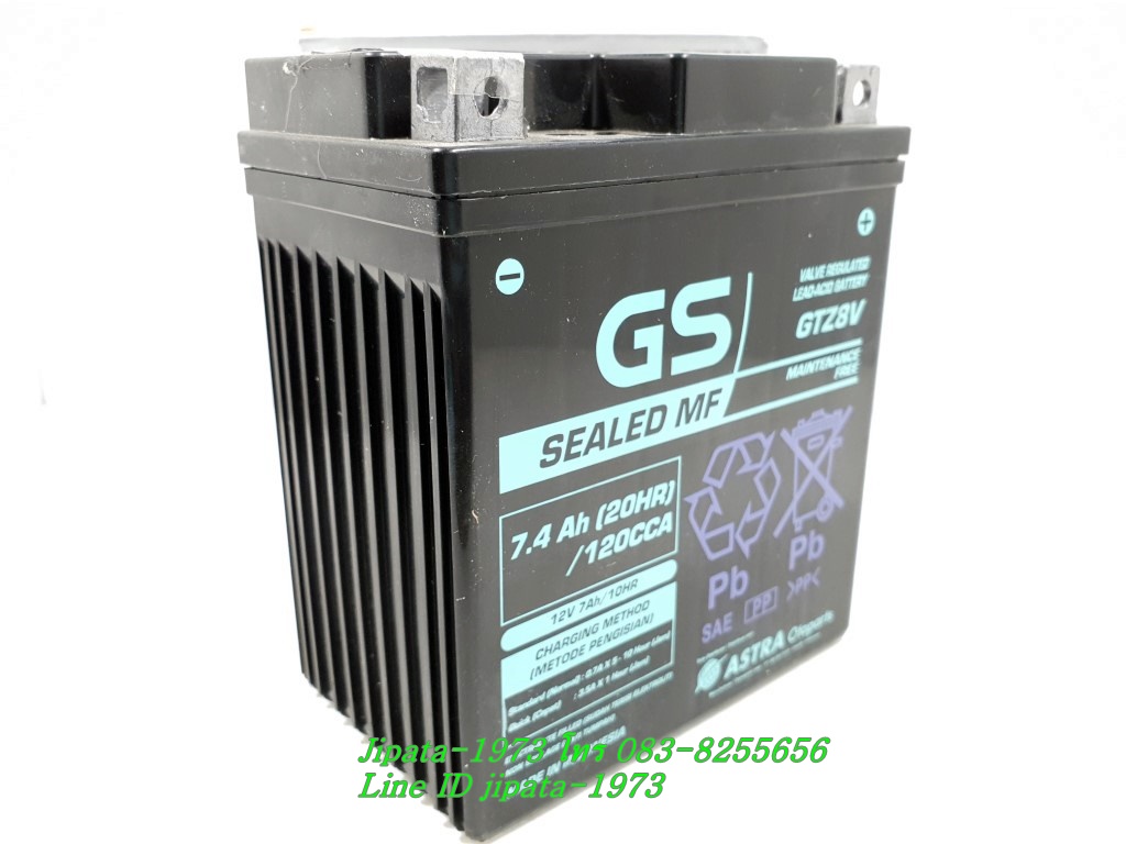 แบตเตอรี GS รุ่น GTZ8V (สำหรับ Yamaha R3,Xmax 300) Yamaha แท้