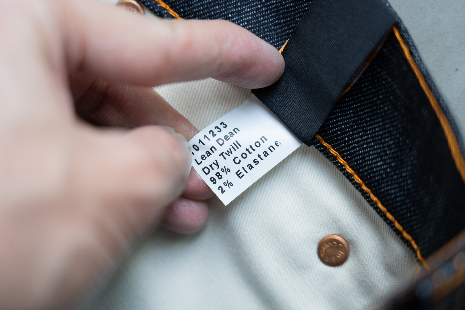 *Lean Dean Dry Twill [ผ้าดิบ]